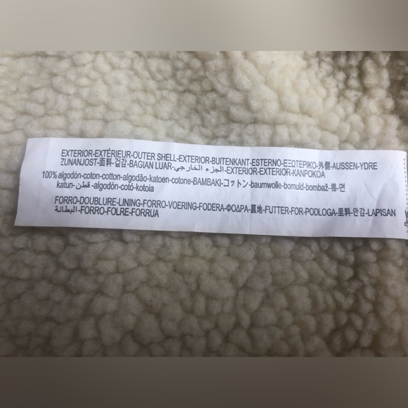 Bershka woman’s corduroy fleece jacket size small - Picture 7 of 11